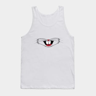 Rabbit Mouth Bunny Funny Mask Kid Gift Tank Top